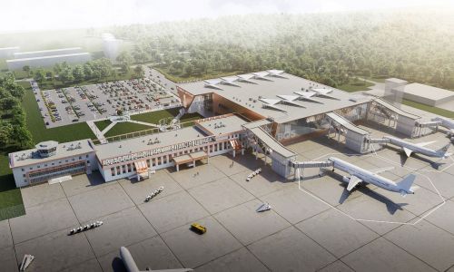 стекло, металл и портрет муравьева-амурского: как будет выглядеть аэропорт благовещенска после реконструкции
