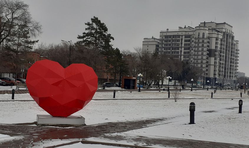 Благовещенск якутия. Снежный циклон.