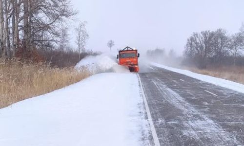 снежный циклон осложнил ситуацию на дорогах южных районов приамурья