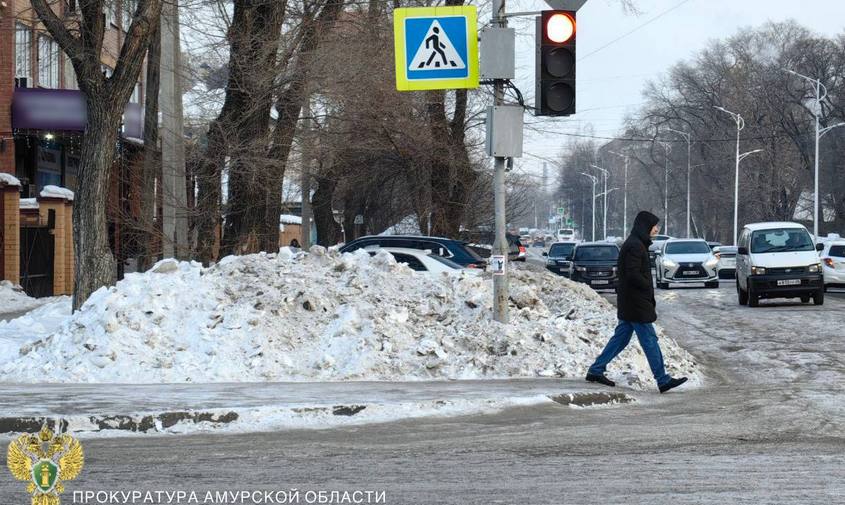 Администрацию Благовещенска оштрафовали за ненадлежащее содержание дорог