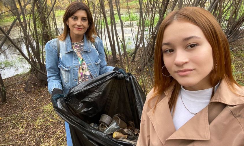 полторы сотни мешков мусора убрали с берега томи жители белогорска
