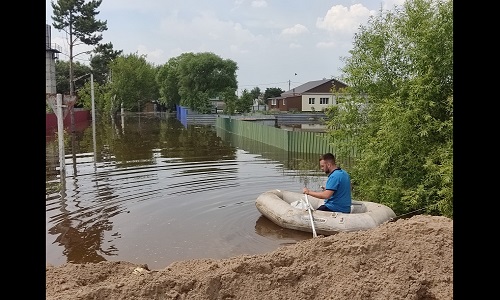 василий орлов посетил места строительства дамб во владимировке
