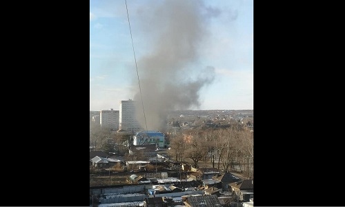 пожарные ликвидировали огонь в центре благовещенска