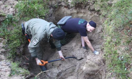 под санкт-петербургом найдены останки погибшего в 1941 году красноармейца родом из приамурья
