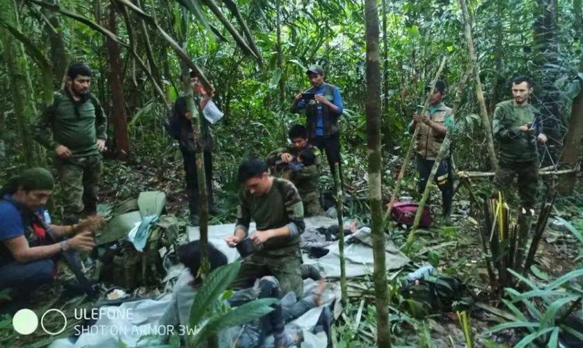 четверых детей нашли в джунглях живыми спустя 40 дней после авиакатастрофы