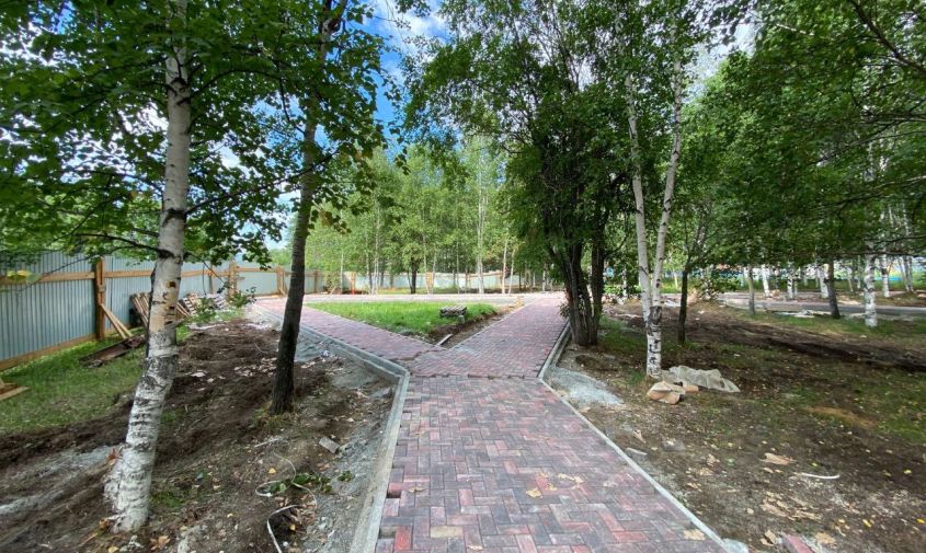реконструкцию парка «багульник» в тынде завершат к концу года
