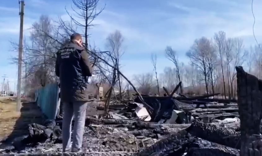 в магдагачах продолжается расследование причин масштабного пожара
