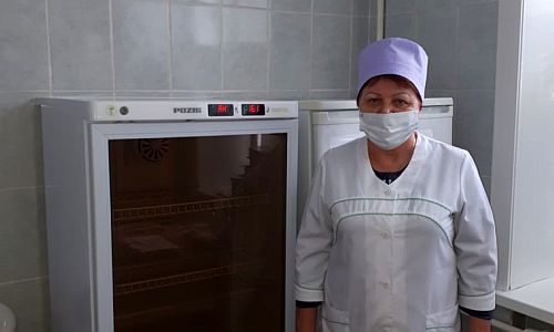 березитовый рудник передал сковородинской районной больнице оборудование для хранения вакцин
