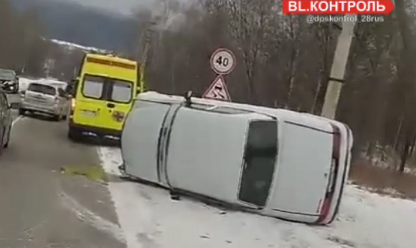 пять человек пострадали в дтп на дорогах приамурья за сутки