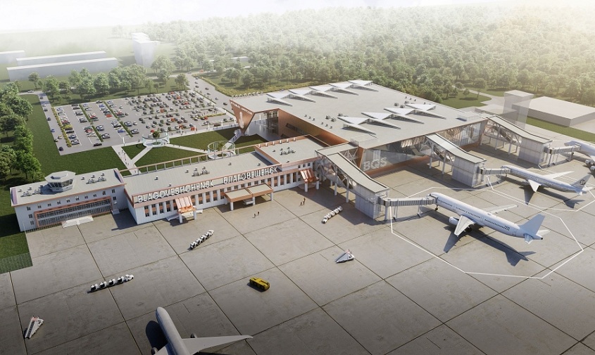 проект международного аэропорта благовещенска представили на «амурэкспофоруме-2022»
