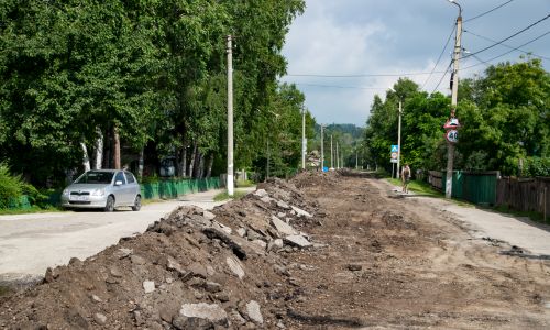 ремонт улицы мухина в белогорье стартовал в рамках нацпроекта