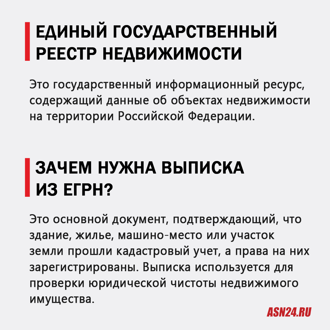 Карточки АСН24: как получить выписку из единого государственного реестра  недвижимости