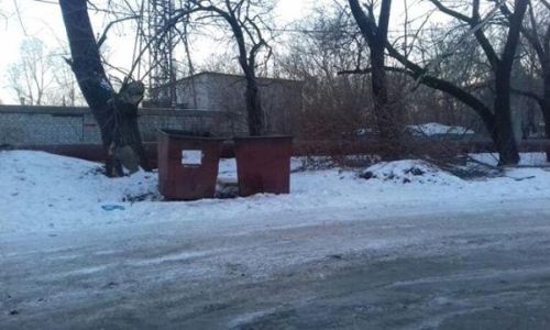 в белогорском районе орудуют похитители мусорных баков