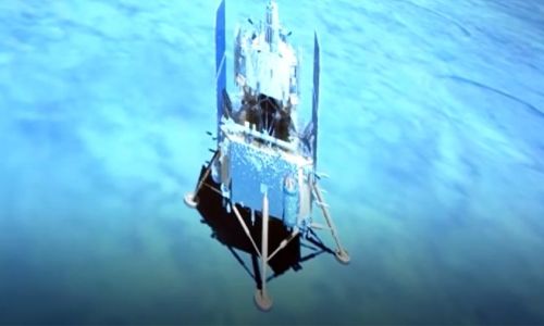 китайский аппарат «чанъэ-5» успешно совершил посадку на луну
