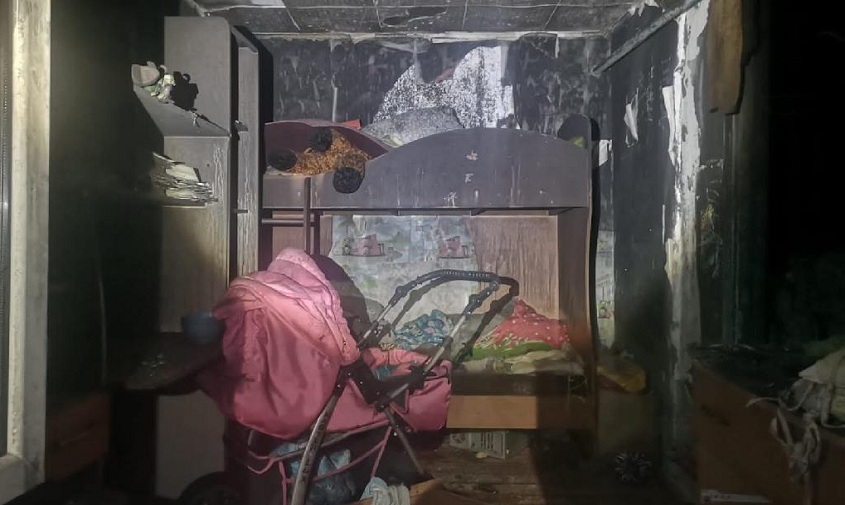 трое детей оказались в больнице после пожара в серышевском районе
