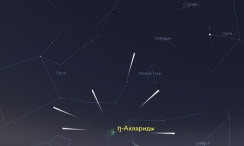звездопад можно будет увидеть на рассвете 6 и 7 мая

