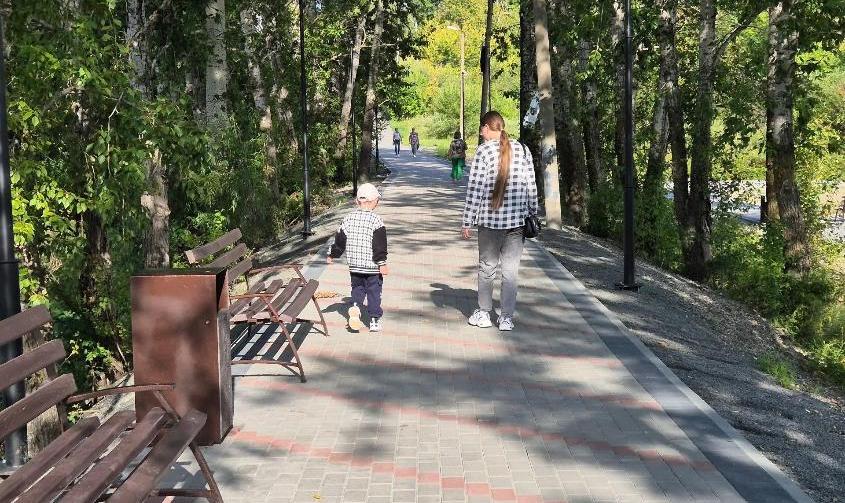 В честь креветки: жители Прогресса дали название «Чилим-парк» обновленному скверу