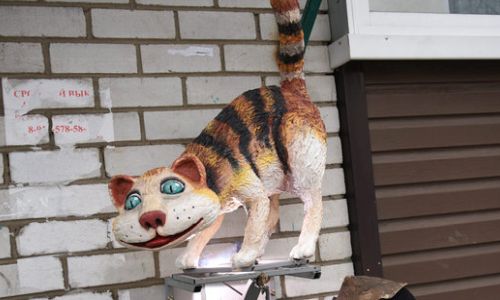 40-килограммовый мартовский кот появился у подъезда в свободном
