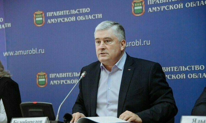 Белобородов попросил Орлова поддержать аптечный бизнес в селах, 2022 год. Архивное фото пресс-службы правительства Амурской области