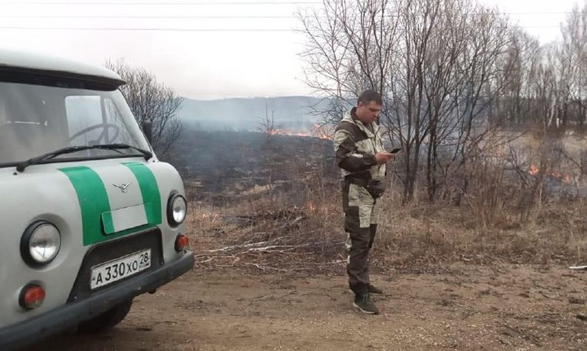 целенаправленно поджигают поля: третий за несколько дней пожар произошел возле села долдыкан
