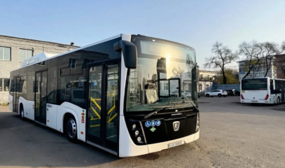 Автопарк Благовещенска пополнился еще двумя газовыми автобусами