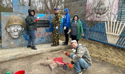 В почти опустевшей Богословке облагородили памятник павшим в Великой Отечественной войне