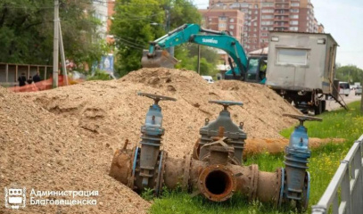 В Благовещенске два автобуса изменят маршруты из-за ремонта теплотрассы