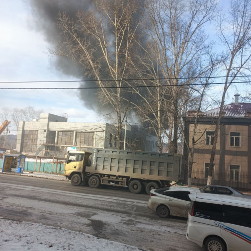 в сковородине загорелся строящийся центр культурного развития