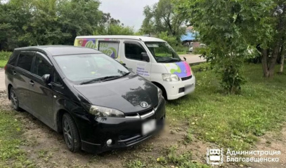 Более миллиона рублей штрафов выписали с начала года благовещенским водителям за парковку на газонах (ФОТО)