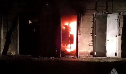 Молния стала причиной пожара на объекте Райчихинской ГРЭС в Прогрессе (ФОТО)