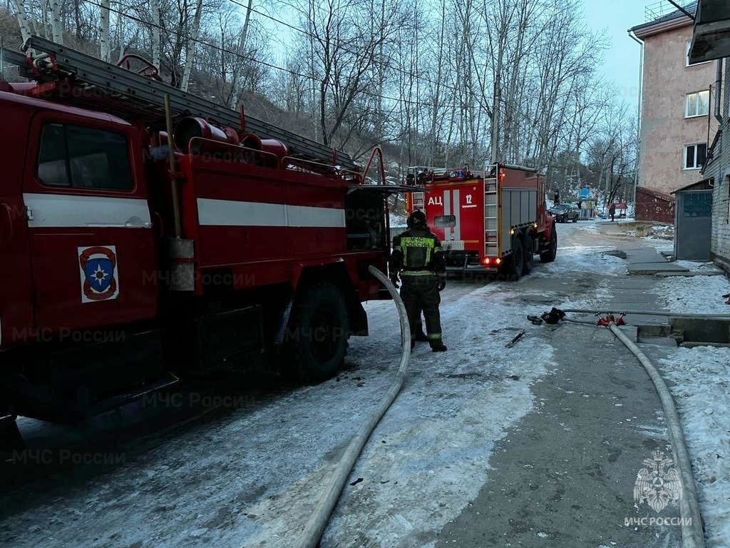 В Белогорье загорелась квартира, в которой находился ребенок